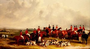 Setkání Buck Hounds, c.1845