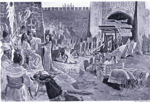 Jak čínské figuríny na hradbách zachránily město od Henry Charles Seppings Wright