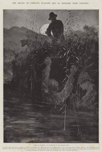 Útěk kapitánů Haldane a Le Mesurier z Pretorie od Henry Charles Seppings Wright