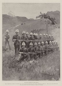 Natalská pěchota v polní službě od Henry Charles Seppings Wright