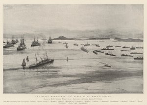 Naval Manoeuvres, X Fleet at St Mary
