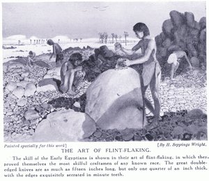 Umění výroby pazourku, kolem roku 1920 od Henry Charles Seppings Wright
