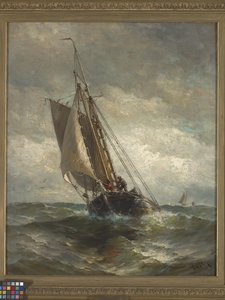 Running For Anchorage (olej na plátně) od Henry Chase