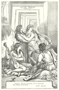 Antonius a Kleopatra (rytina)