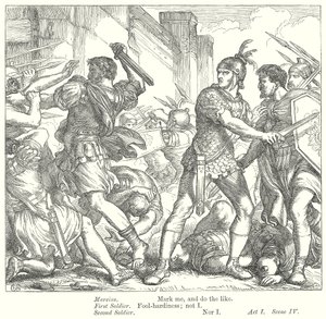 Coriolanus (rytina) od Henry Courtney (after) Selous