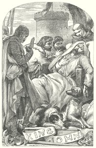Král Jan (rytina) od Henry Courtney (after) Selous