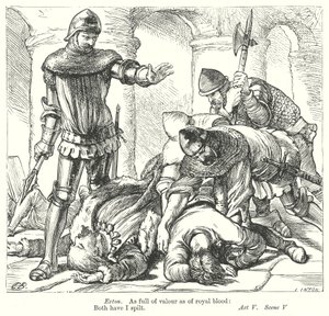 Král Richard II (rytina) od Henry Courtney (after) Selous