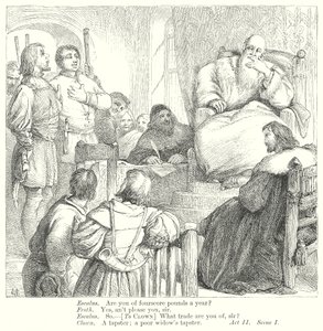 Míra za míru (rytina) od Henry Courtney (after) Selous