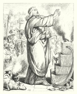 The Sacrifice of David (rytina)