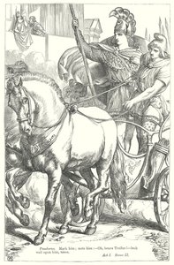 Troilus a Kressida (rytina) od Henry Courtney (after) Selous