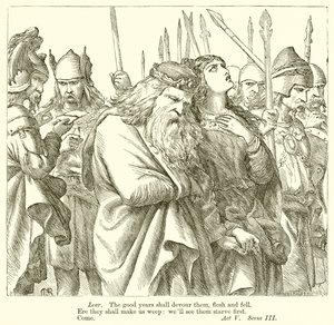 král Lear od Henry Courtney Selous