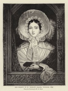 Její Veličenstvo v kapli svatého Jiří, Windsor, 1846