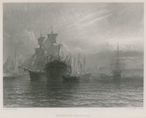 Loděnice Woolwich od Henry Dawson