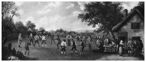 Country kriketový zápas, 19. století 1912.