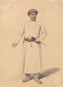 Portrét indického prince od Henry Edridge