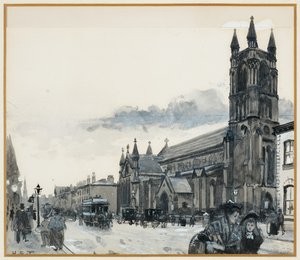Kostel Nejsvětější Trojice, Stretford Road od Henry Edward Tidmarsh