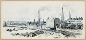 Dolní Broughton z Crescent, Salford od Henry Edward Tidmarsh