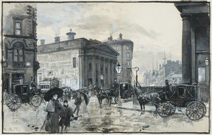 Koncertní síň gentlemanů, Peter Street od Henry Edward Tidmarsh