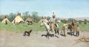 In Pasttures New, 1895 od Henry Francois Farny