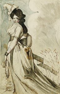 Dáma na procházce, od Johann Heinrich Füssli