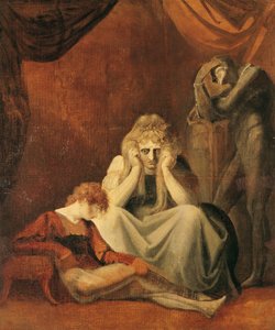 „Tady já a Sorrow sedí“, dějství II Scéna I „Král John“ od Williama Shakespeara (1564-1616) 1783 od Johann Heinrich Füssli