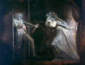 Lady Macbeth Seizing the Daggers, vystavený 1812