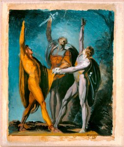 Náčrt „Přísaha na Rütli“, ženská postava (verze) od Johann Heinrich Füssli