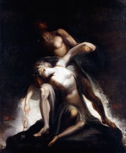 Vize potopy, od Johann Heinrich Füssli