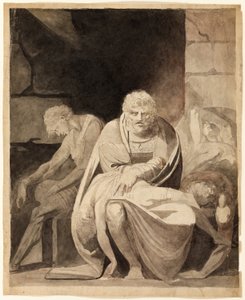 Ugolino a jeho synové umírají hladem ve věži