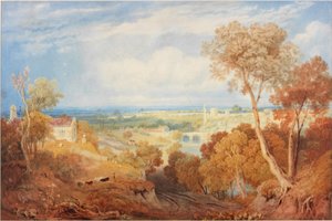 Barnard Castle, asi 1835 (akvarel a kvaš)