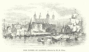 Tower of London (rytina) od Henry George (after) Hine