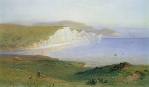 Sedm sester a ústa Cuckmere, 1881 (wc)