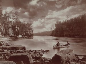 Dolní čelisti, Dells of the Wisconsin,1903 (foto) od Henry Hamilton Bennett