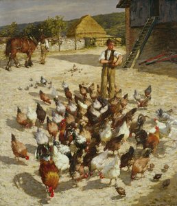 Farma Sussex od Henry Herbert La Thangue