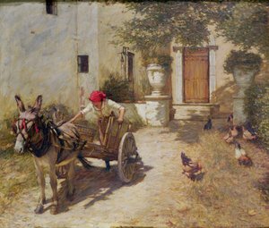 Scéna ze zemědělského dvora, 1905