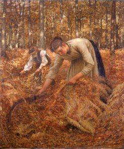 Shromažďování Brackena, cca 1899 od Henry Herbert La Thangue