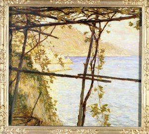 Réva vinná v mřížích od Henry Herbert La Thangue