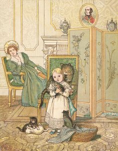 Princezna a její koťata (barva lito) od Henry Hetherington Emmerson