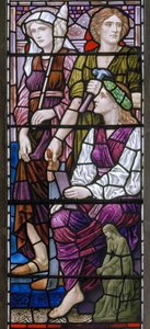 Buckland, St Mary, Lowndes & Drury, Henry Holiday, Architektura, 1918 od Henry Holiday
