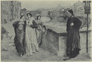 Dante a Beatrice (hlubotisk) od Henry Holiday