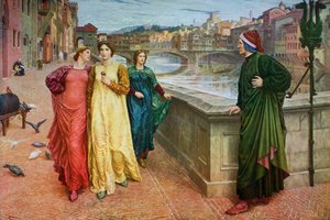 Dante a Beatrice, 1883, 1912.