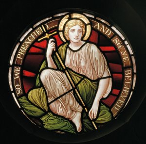 Faith, 1888 (vitráže) od Henry Holiday
