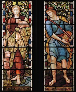 Shepherd & Sower, 1888 (vitráže) od Henry Holiday
