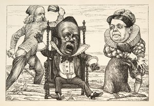 Jeho strach byl tak velký, že jeho vesta zbělela“ z The Hunting of the Snark, Agony in Eight Fits, od Lewise Carrolla, hospoda. 1876 od Henry Holiday