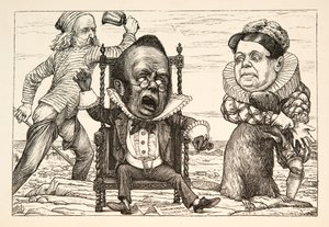 Jeho strach byl tak velký, že se jeho vesta změnila v bílou hospodu. 1876. od Henry Holiday