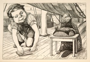 Bobr se pořád díval na opačnou stranu, hospoda. 1876. od Henry Holiday