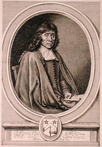 Portrét Thomase Macea (1612-1706) vyrytý Williamem Faithornem (1656-c.1701) (rytina) od Henry I (after) Cooke