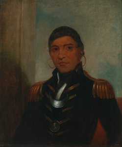 Big Buffalo Chippewa, 1832-1833. od Henry Inman