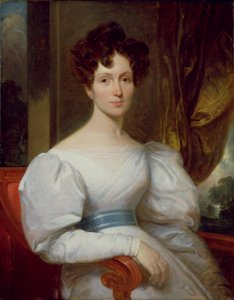 Portrét Fanny Kemble Butler (1809-93) (olej na plátně) od Henry Inman