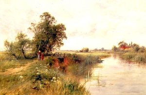 Na Temži poblíž Wallingfordu od Henry John Kinnaird